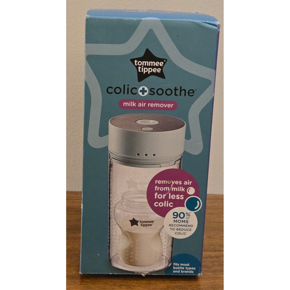 Tommee Tippee Colicsoothe Milk Air Remover Anti Colic Vacuum Pump USB New